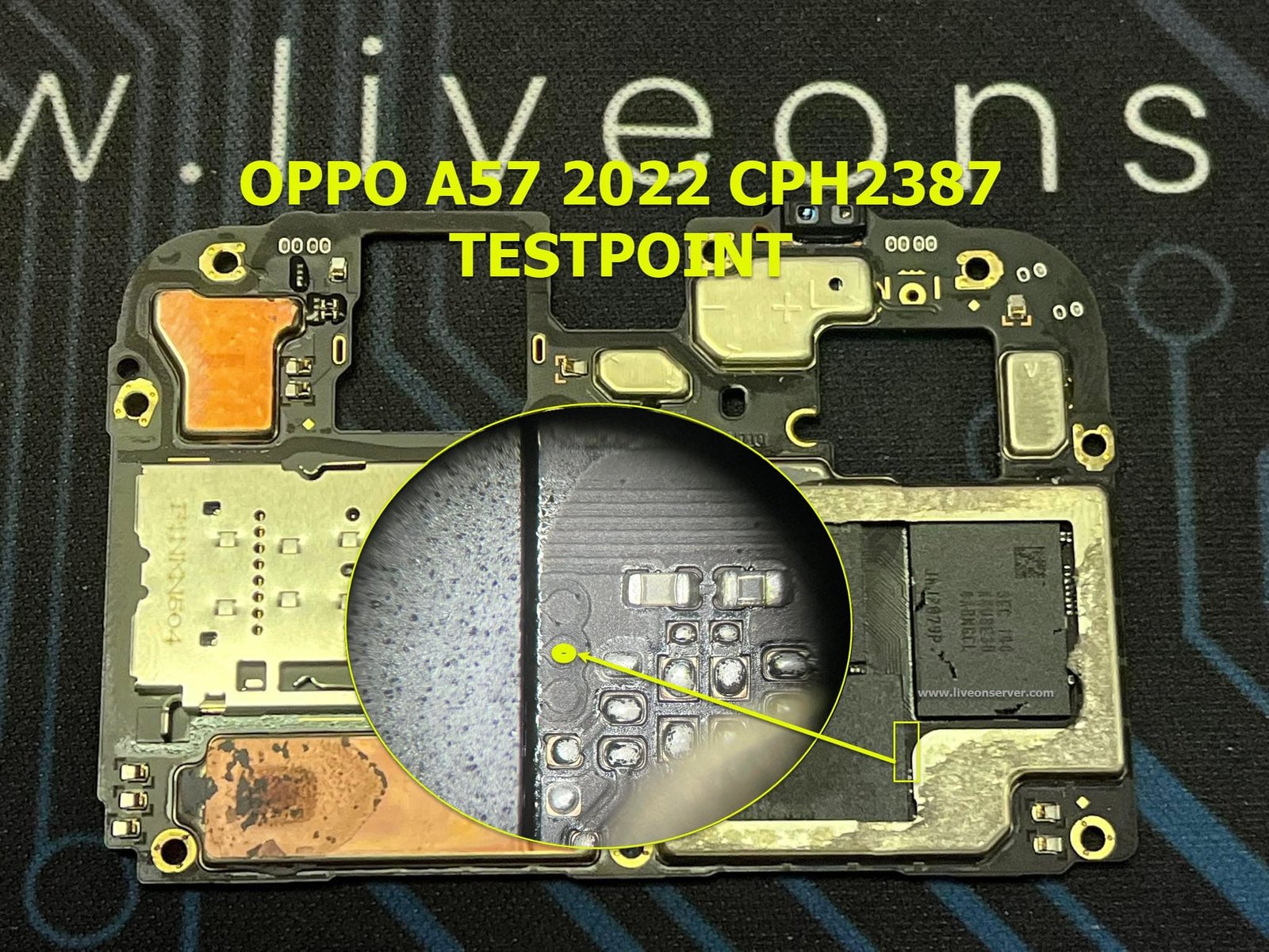 Oppo A57 Test Point / EDL Point